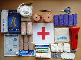 first aid box contents