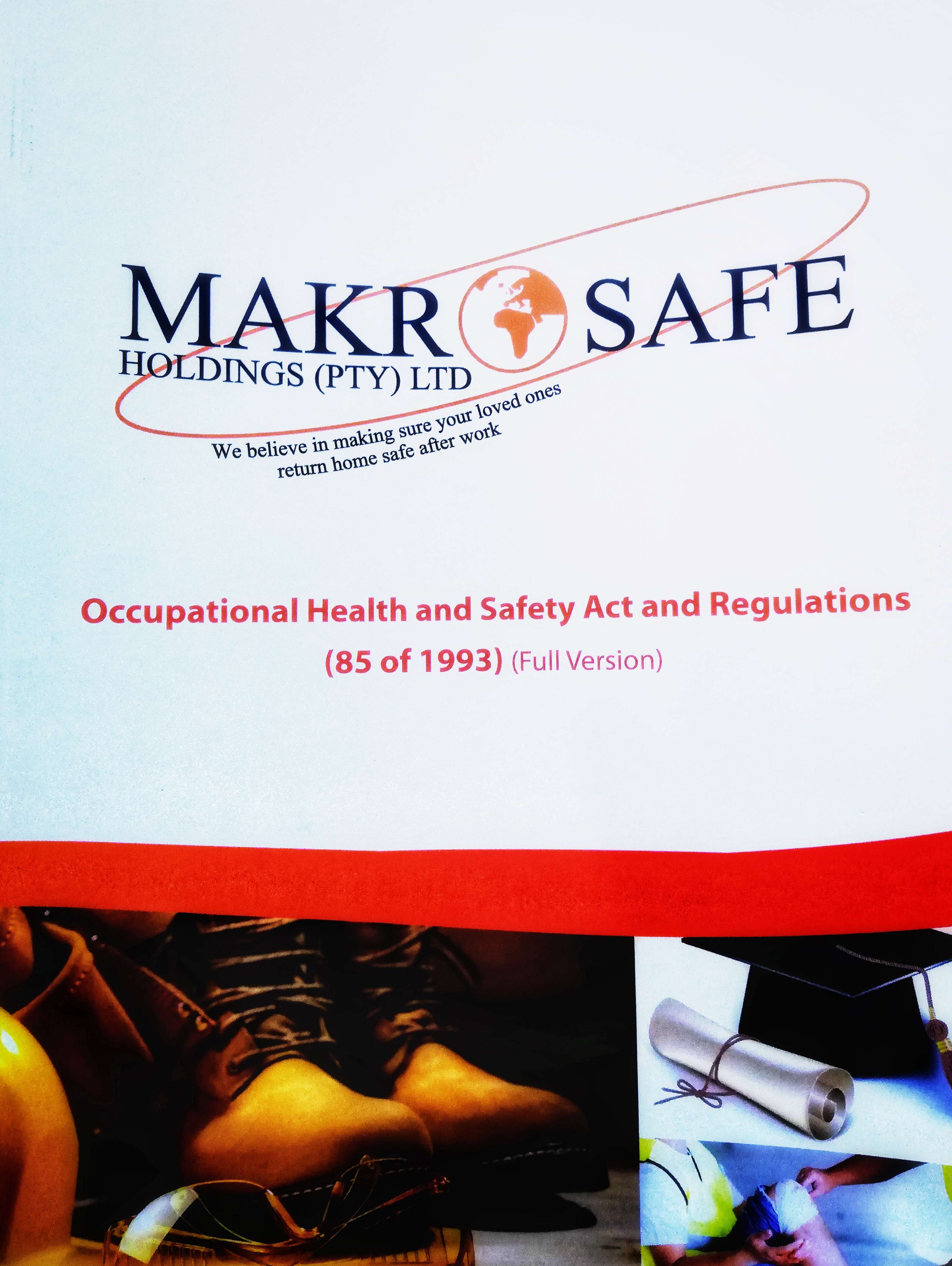 MAKROSAFE Holdings health & Safety Act book